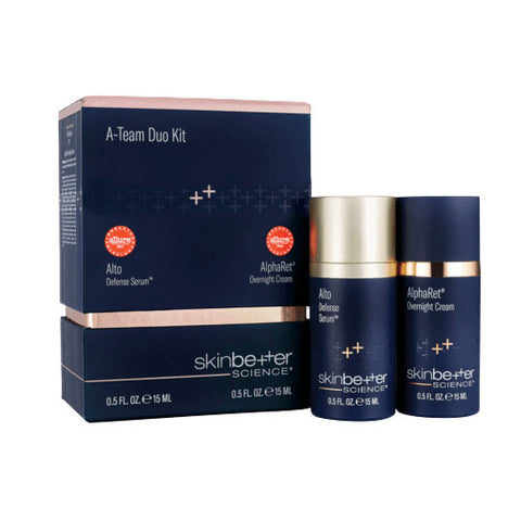 Plus Aesthetics - Skin Better Sceince A Team Duo Kit targeting fine lines and wrinkles